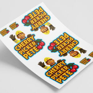 Pegatinas grandes del equipo Cherry Town